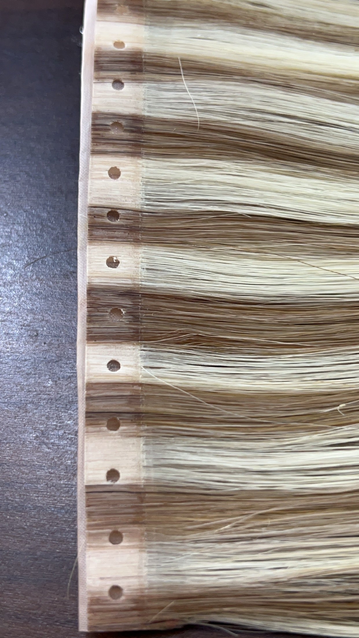 ROCKSTAR XO Peek-A-Boo XO Weft with Holes. No tape NO glue NO heat NO sew!