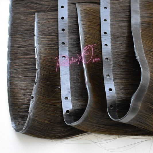 ROCKSTAR XO Peek-A-Boo XO Weft with Holes. No tape NO glue NO heat NO sew!
