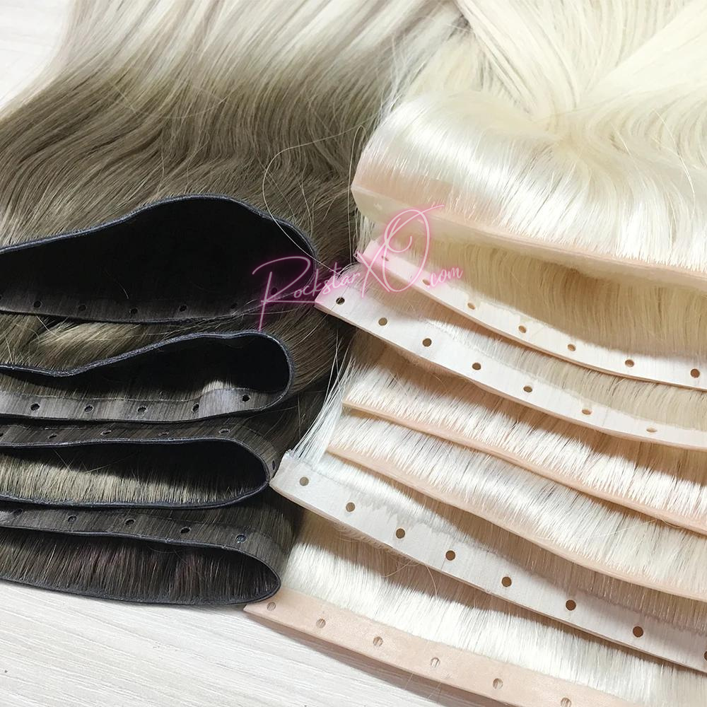 ROCKSTAR XO Peek-A-Boo XO Weft with Holes. No tape NO glue NO heat NO sew!