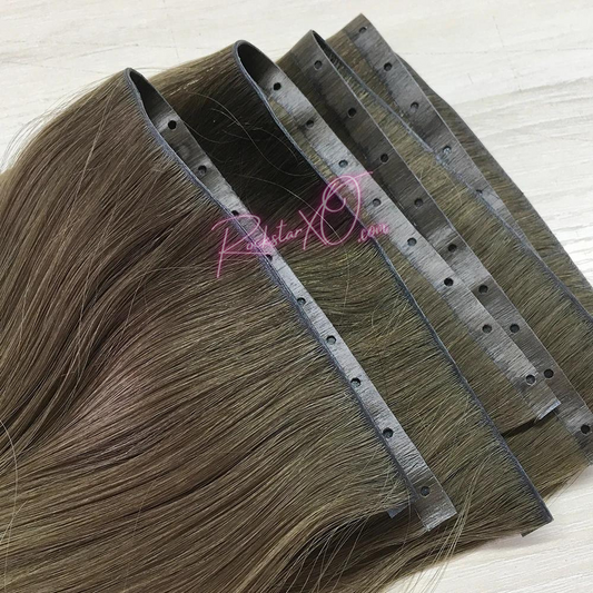 ROCKSTAR XO Peek-A-Boo XO Weft with Holes. No tape NO glue NO heat NO sew!