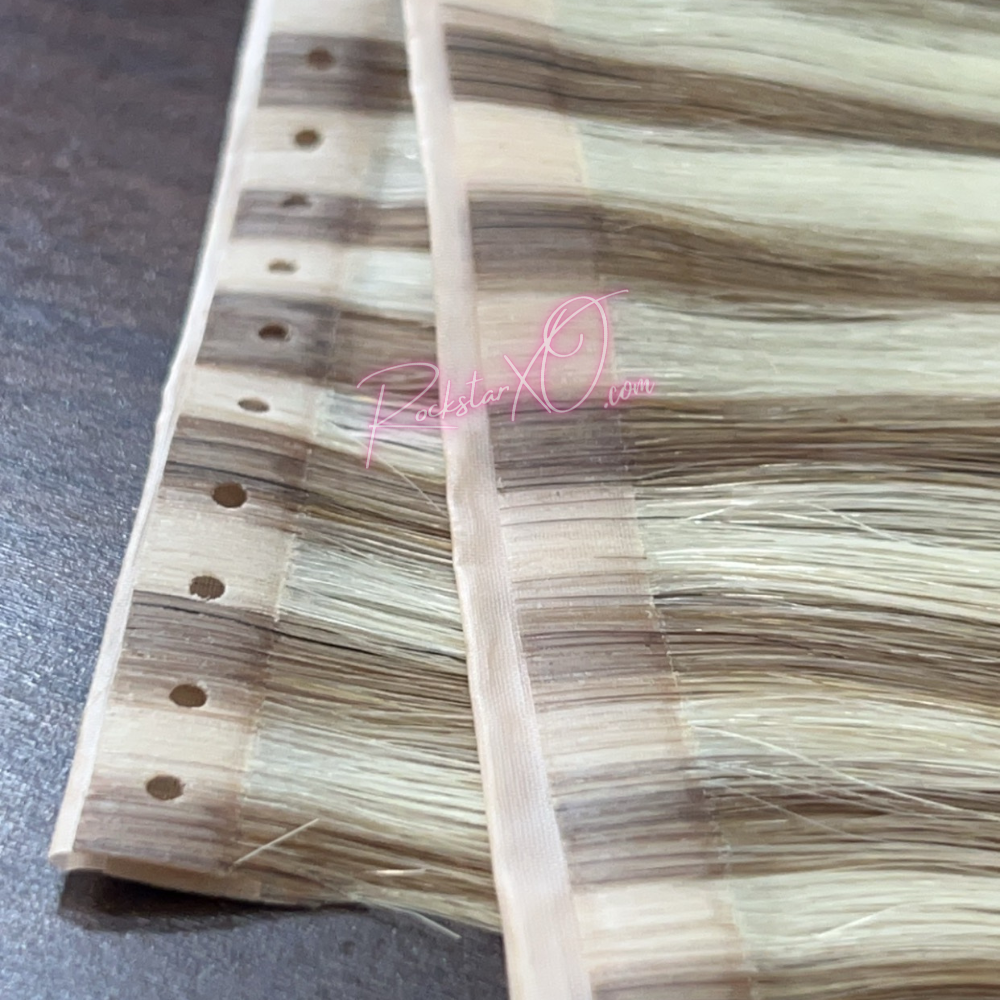 ROCKSTAR XO Peek-A-Boo XO Weft with Holes. No tape NO glue NO heat NO sew!