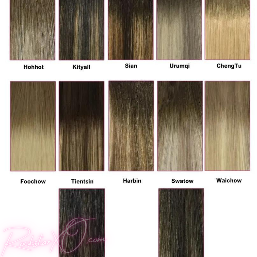 ROCKSTAR XO Peek-A-Boo XO Weft with Holes. No tape NO glue NO heat NO sew!